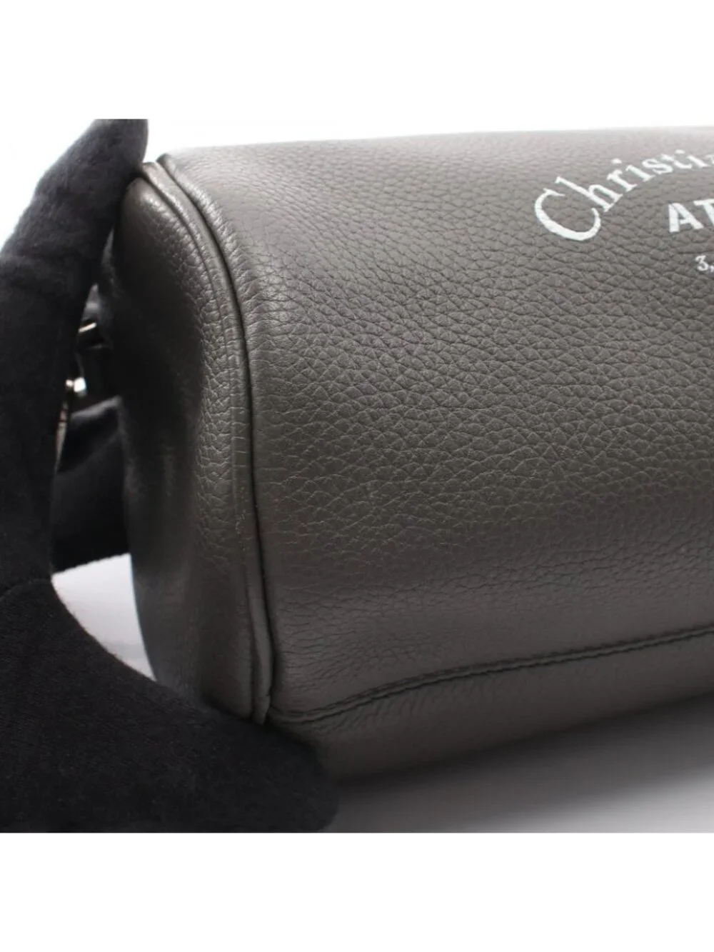 Dior Homme Shoulder Bag Atelier Lola Gray Leather Logo